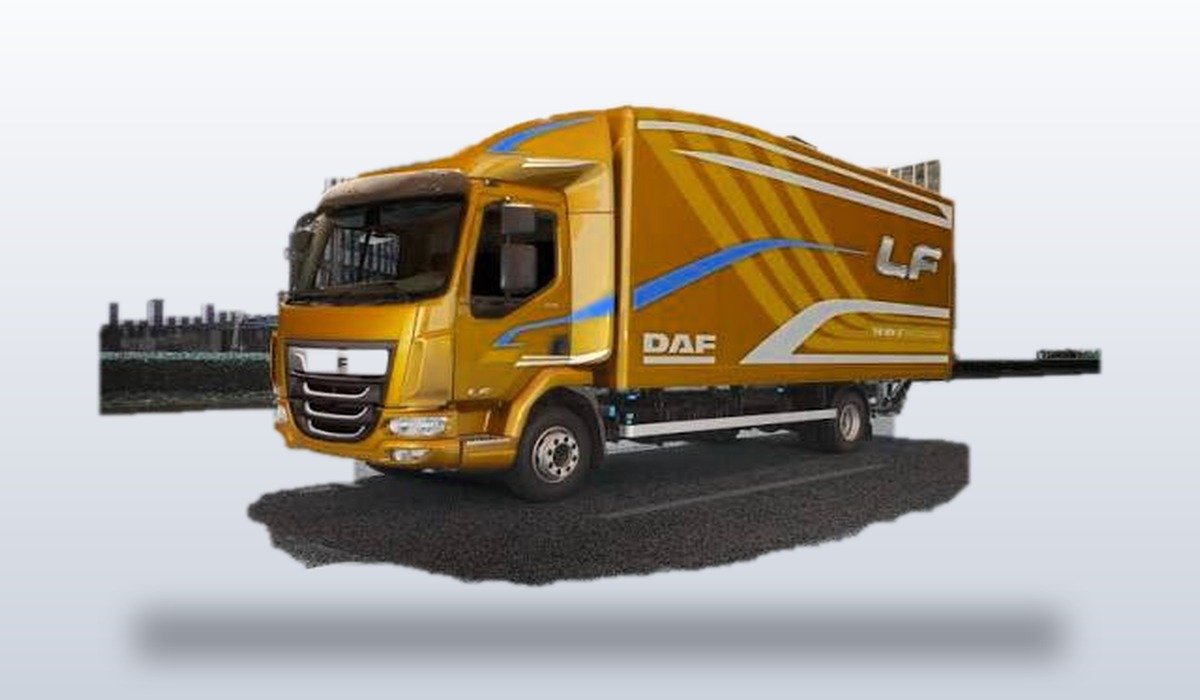 DAF LF distribution truck - AY Logistics fleet